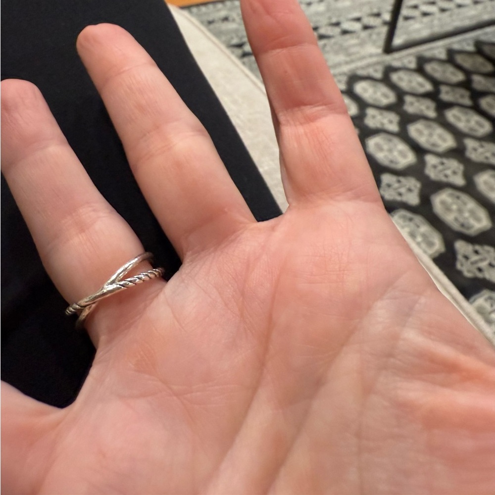 David Yurman CABLE WRAP RING in green amethyst (prasiolite) size 6 - Picture 5 of 9